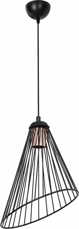 Dritë tavani PWL-1192 Ε27 metalike e zezë D24x83cm