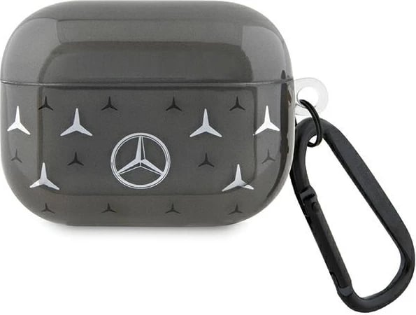 Mbështjellës Mercedes MEAP8DPMGS për AirPods Pro, Large Star Pattern, i zi