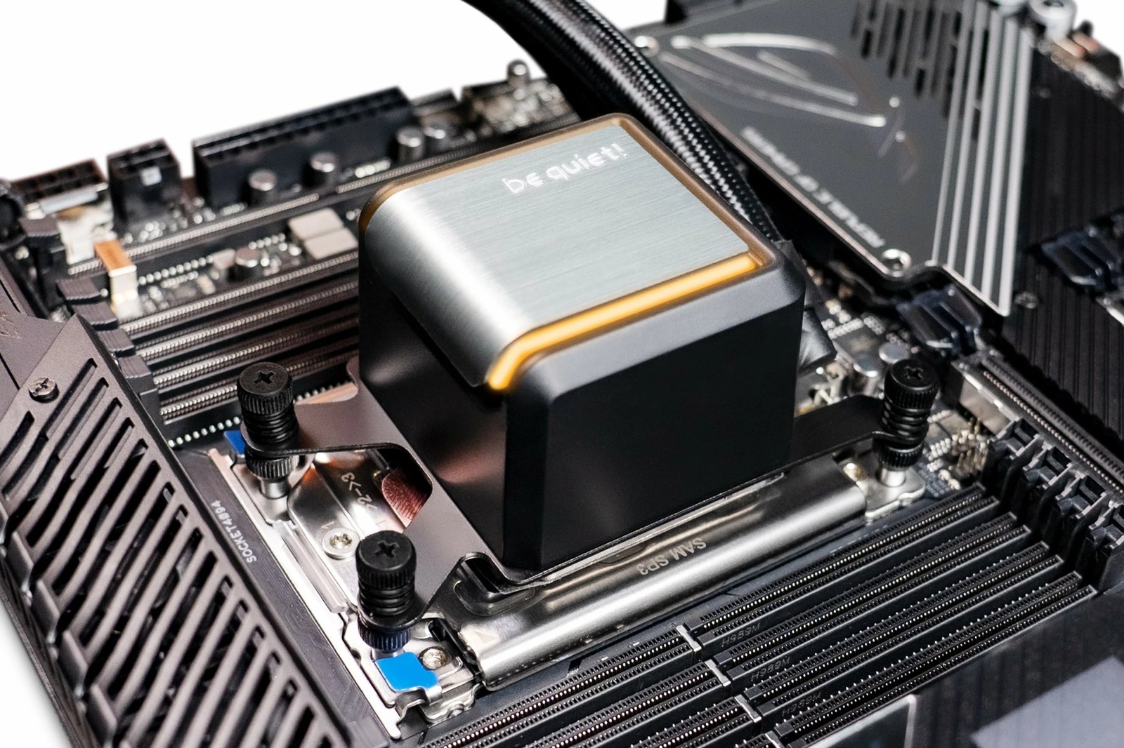 Komplet montimi për ftohës uji Be Quiet! K Cooler Mounting Kit, i zi