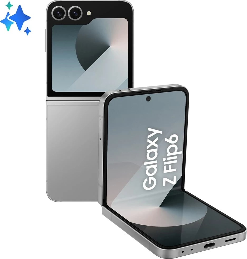 Celular Samsung Galaxy Z Flip6, 6.7", 12+512GB, silver