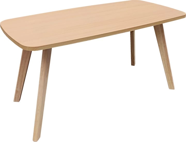 Tavolinë kafeje Komela, MDF, ngjyrë natyrale, 100x48x45cm