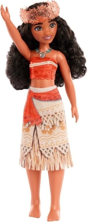 Kukull Disney Princess Vaiana Mattel HLW02/HPG68 me veshje tradicionale, për vajza