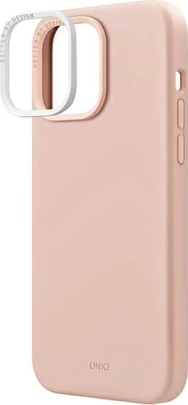 Mbështjellës UNIQ Lino për iPhone 14 Pro, Rozë