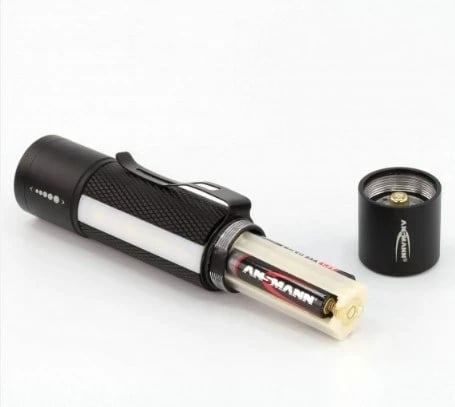 Dritë dore ANSMANN 1600-0137, LED, 3 nivele, IP54, e zezë/e bardhë