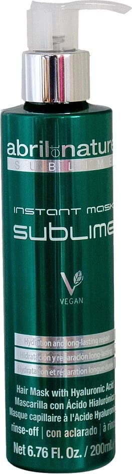 Maskë për flokë për femra abril et nature Sublime Instant Moisturizing, 200ml