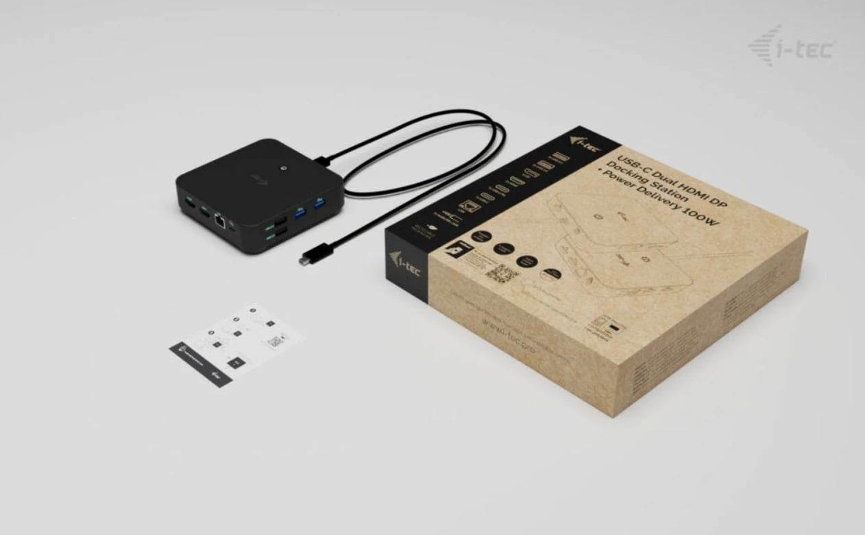 Stacion dokimi i-tec C31TRIVIDPRO100W me karikues universal 100W, i zi