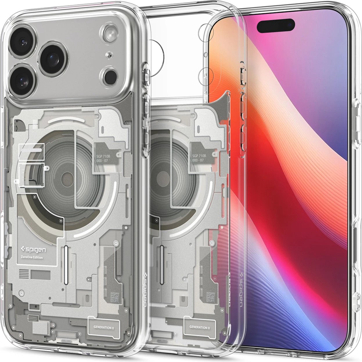 Mbështjellës Spigen Ultra Hybrid MagSafe për iPhone 17 Pro, titanium