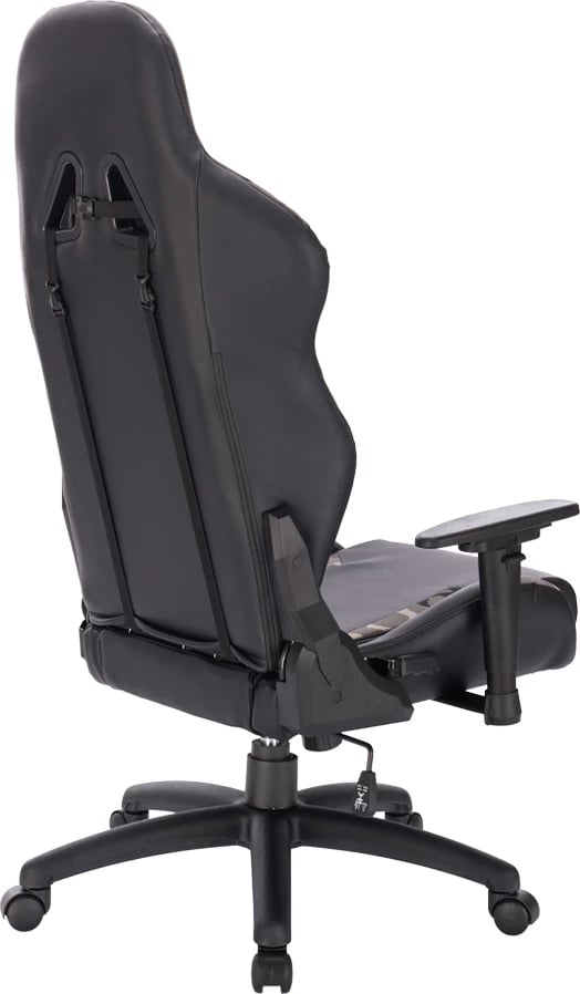 Karrige zyre Avenger, ngjyrë kaki e zezë, 69x70x129.5