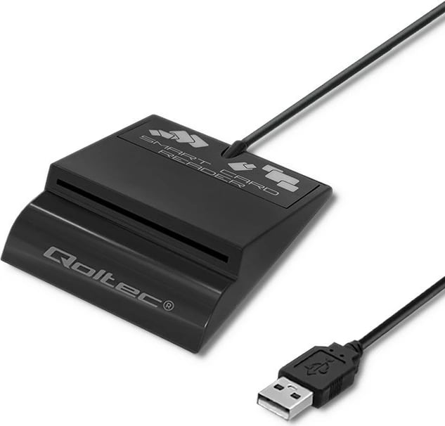 Lexues i kartave Qoltec 50636 Intelligent, USB Type-C