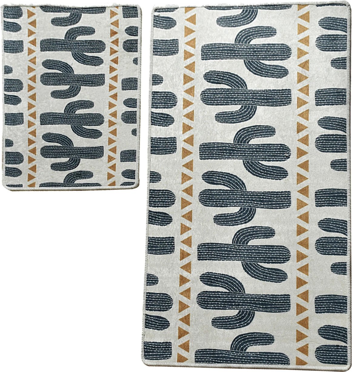 Set tapetash për banjo, Mijölnir, Happy Cactus 2, 2 copë Set tapetash për banjo, Mijölnir, Happy Cactus 2, 2 copë