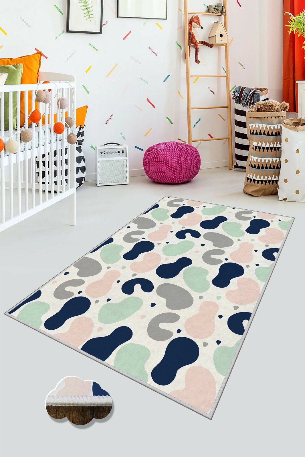 Qilim multingjyrësh 80x120cm, Conceptum Hypnose, WOOKECE125