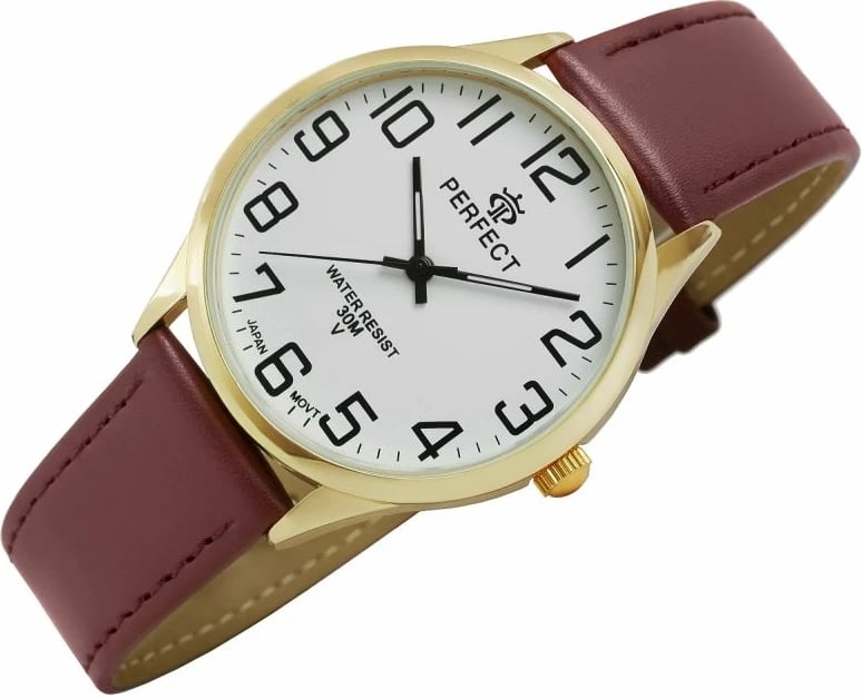 Orë dore për meshkuj PERFECT GXB452-12, e zezë