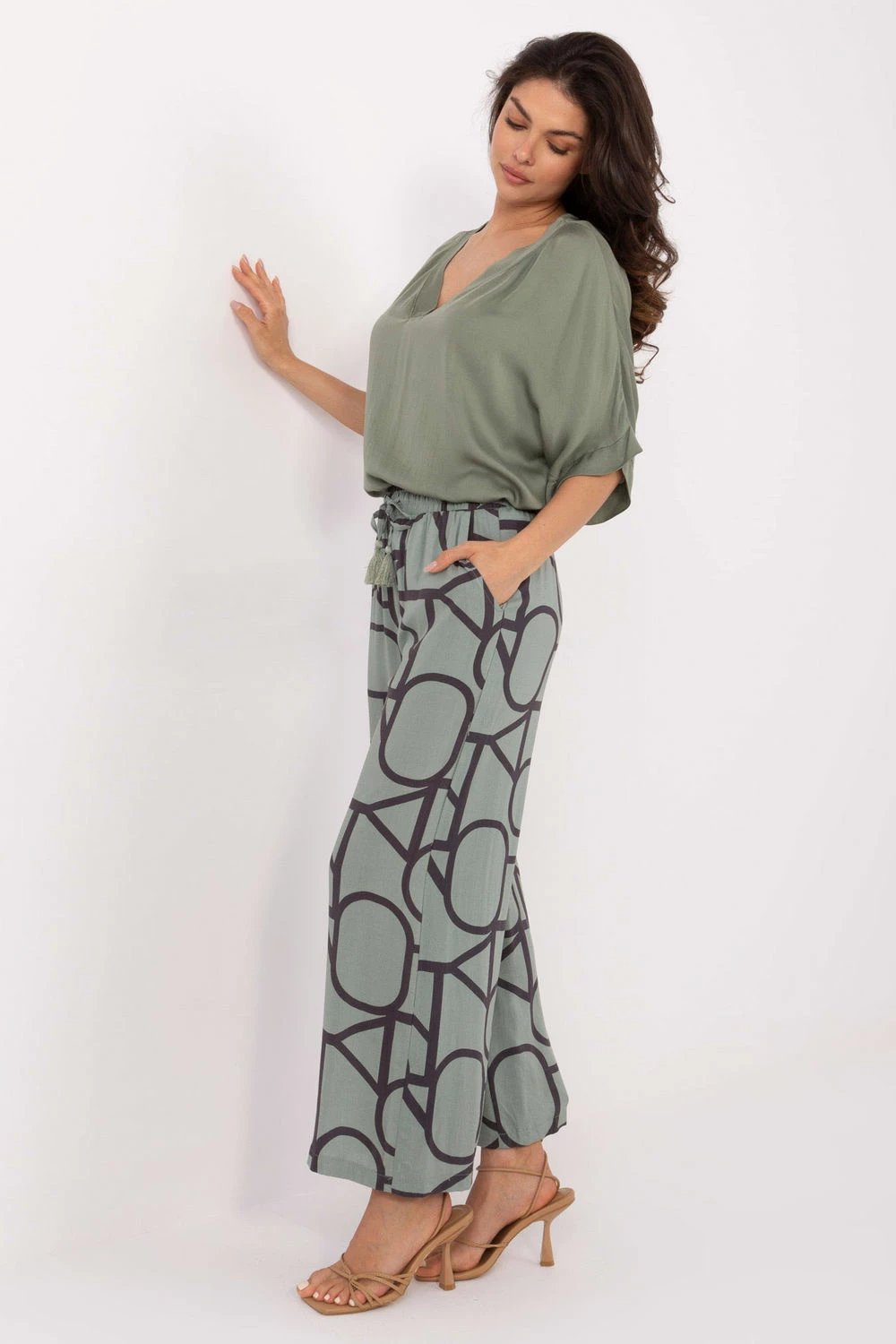 Pantallona femra Sublevel 215118, të gjelbra