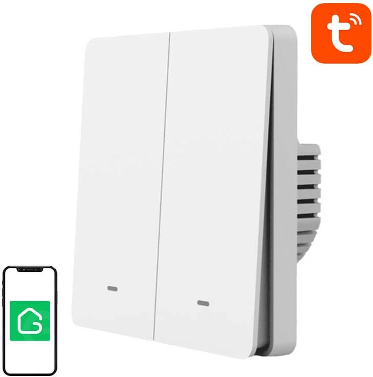 Switch i mençur Gosund SW9, WiFi, kontroll me zë, i bardhë