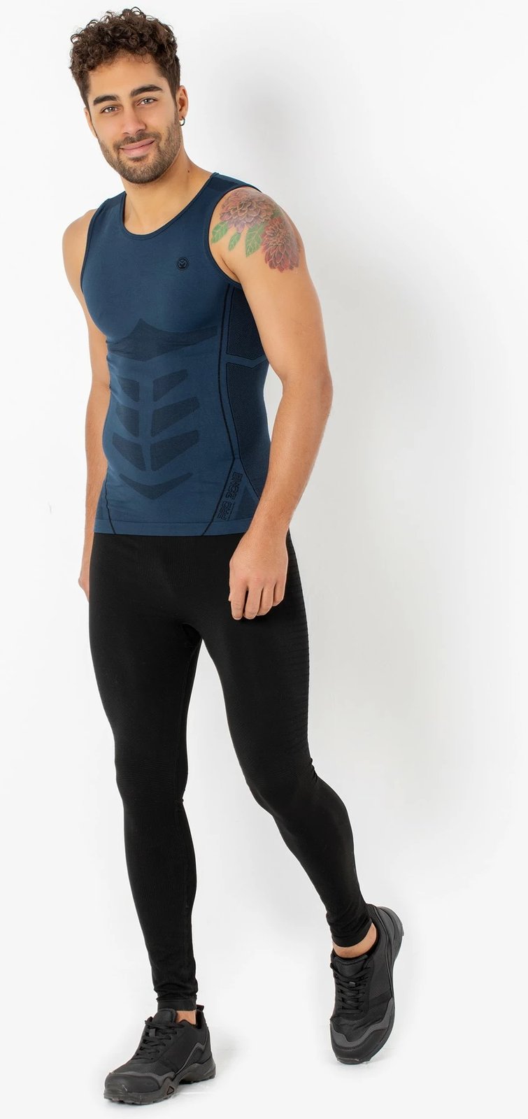 Fanellë e brendshme për meshkuj, ngjyrë e kaltër e errët, Jumeon, 001-001357002