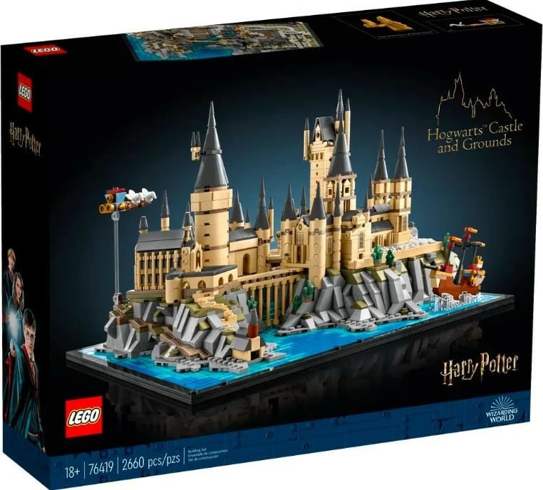 Set ndërtimi LEGO Harry Potter 76419 Hogwarts Castle and Grounds, 2660 pjesë, Ekstra i madh