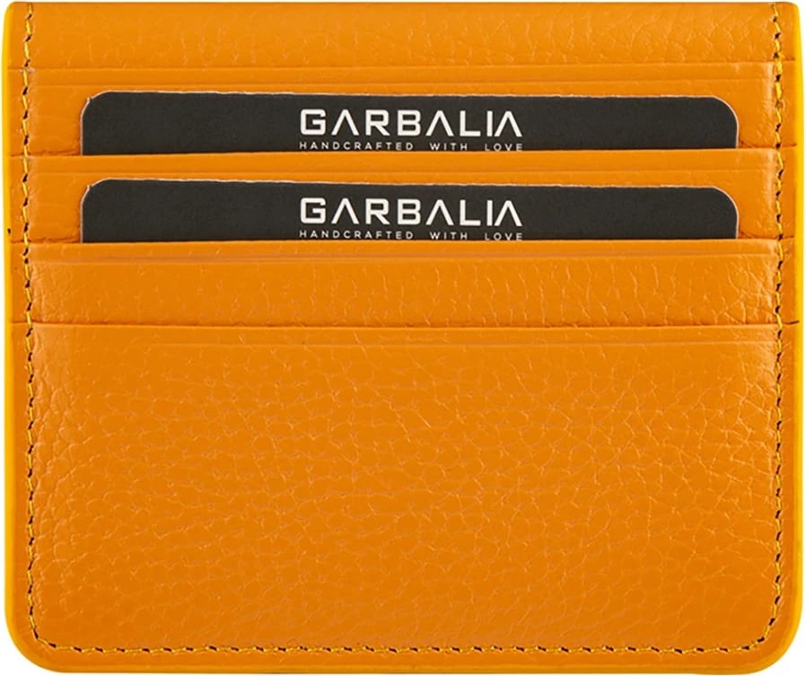 Portofol për burra, lëkurë origjinale, ngjyrë mustard, Zoozie Bags, Argenta