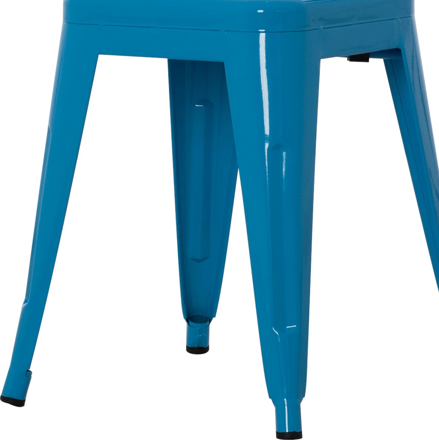 Karrige për bar MELITA FH0096.48 metalike, ngjyrë blu, 39x39x46H cm.