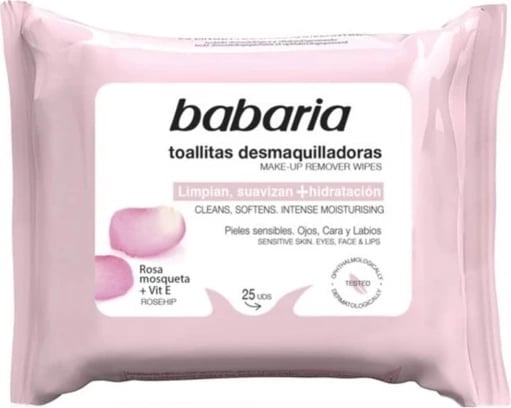 Shami për heqjen e grimës Babaria Rosa Mosqueta 25 copë