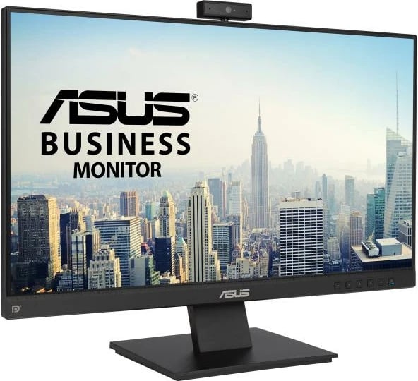 Monitor ASUS BE24EQSK 23.8" Full HD IPS me kamerë 2MP, mikrofon, altoparlantë, qëndrues ergonomik, VESA 100x100, i zi