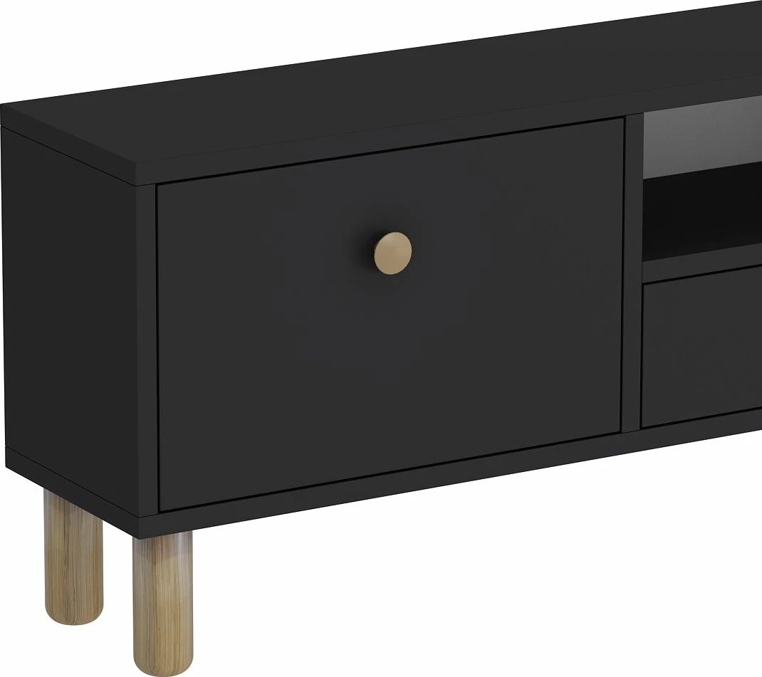 Komodë TV Skye Decor, anthracite, sapphire oak, 1310-DROP-1