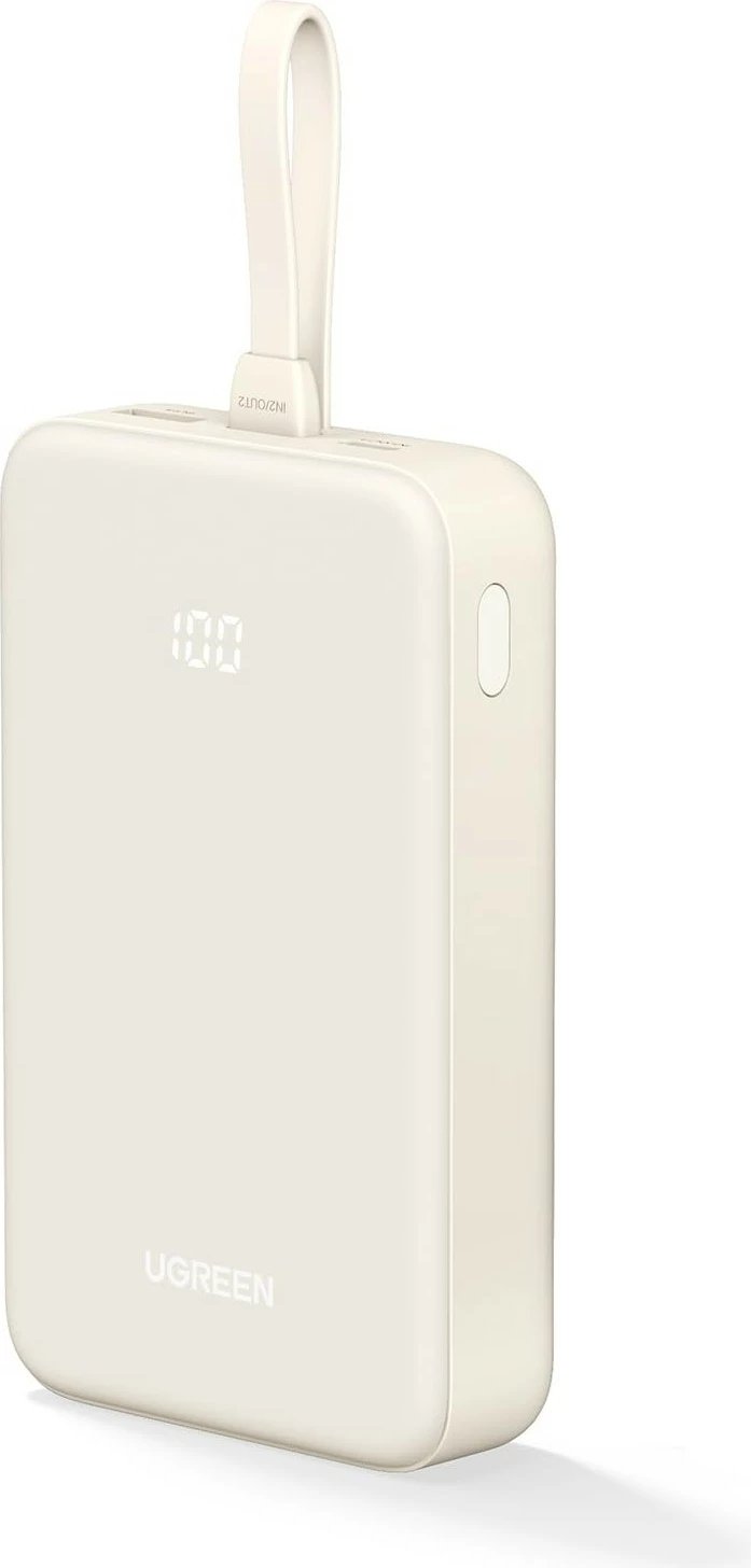 Power bank Ugreen 35340, 20000 mAh, bezhë