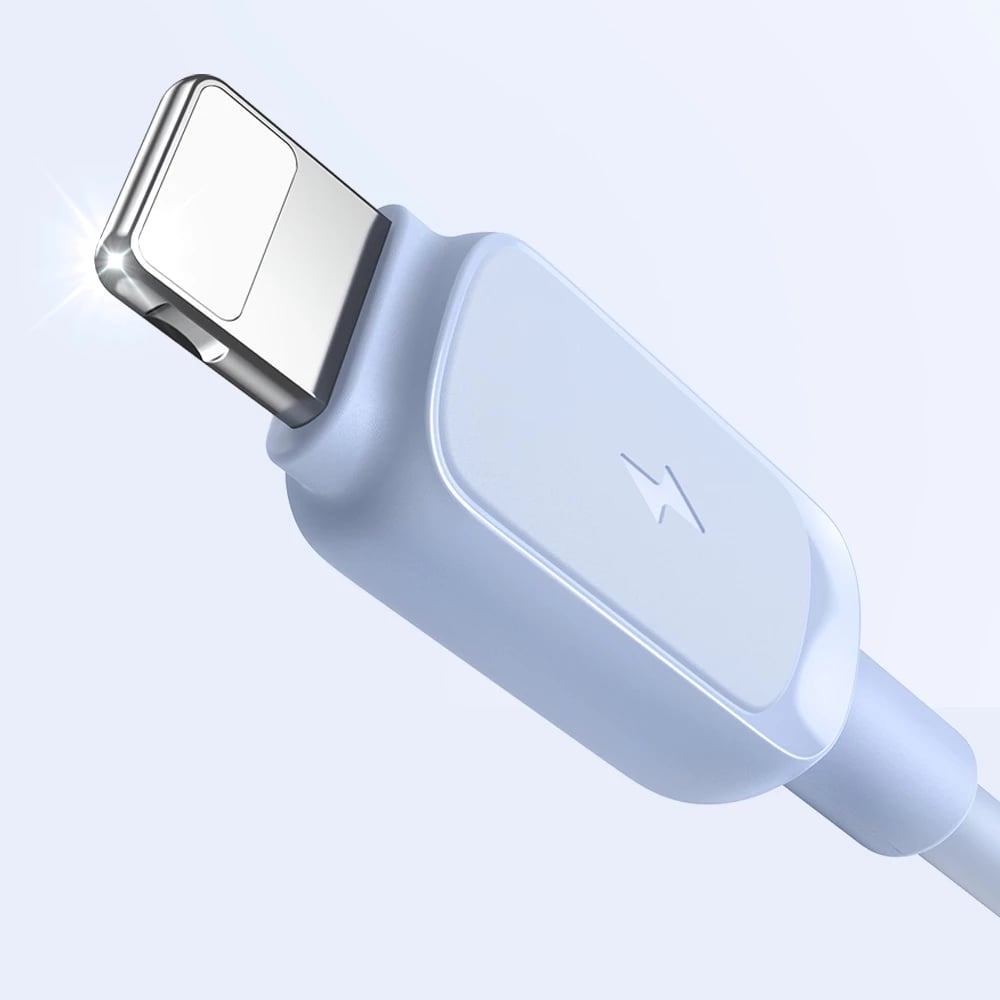 Kabllo Joyroom Multi-Color Series A14 Lightning në USB-A, 1.2m, 2.4A, Kaltër