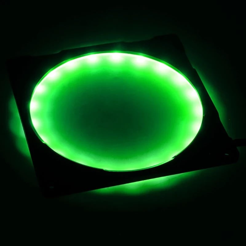 Ramkë për Maus Phanteks Halos Lux, 140mm, RGB-LED, prej aluminiumi - e zezë
