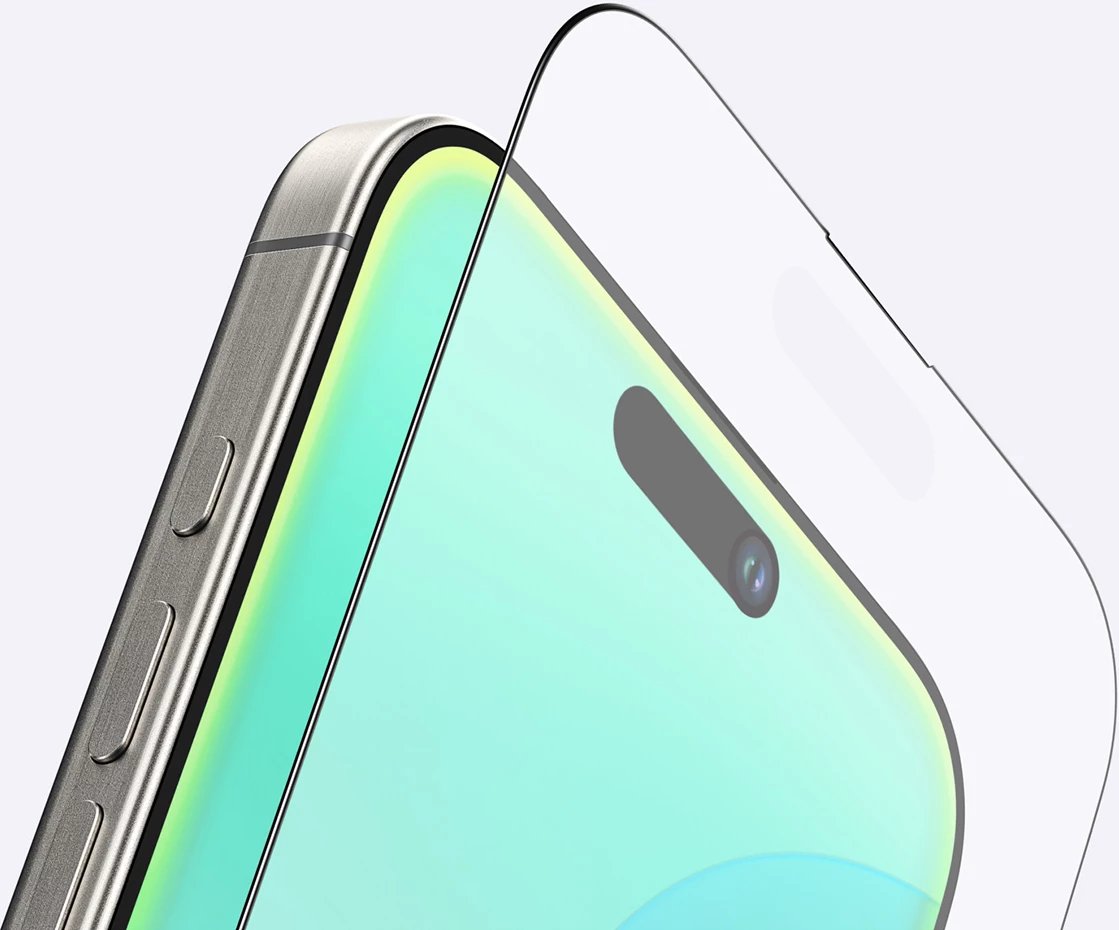 Xham mbrojtës AmazingThing Radix Matte Glass për iPhone 16 Pro, mat, transparent