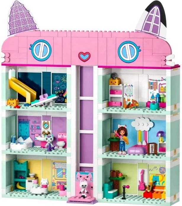 Set LEGO Gabby’s Dollhouse 10788, 498 pjesë, plastikë, për fëmijë, shumëngjyrësh