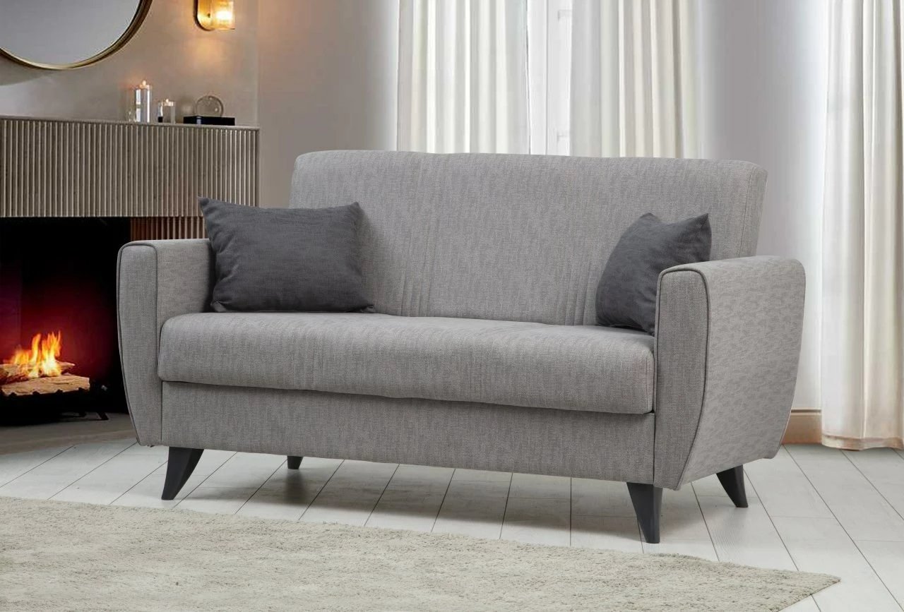 Divan-krevat dy vendësh, Atelier del Sofa, Zaden, gri e çelët