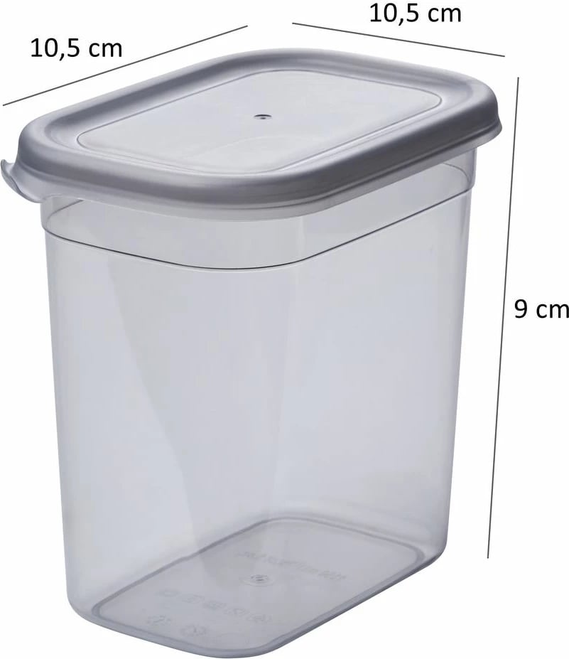 Set kuti për organizim (10 copë), ngjyrë antracit, BNMPEGYAR10-1115