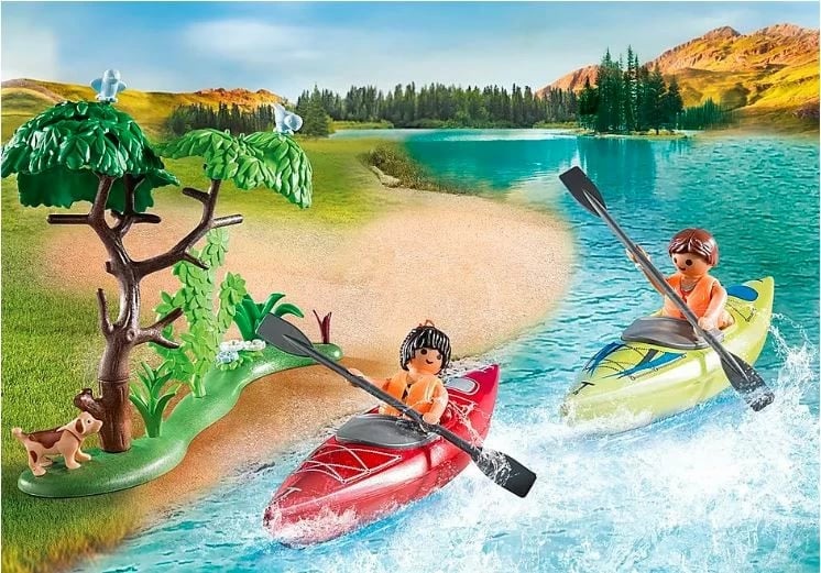 Set lodrash Playmobil Family Fun 71425, kamping me figura, 54 pjesë