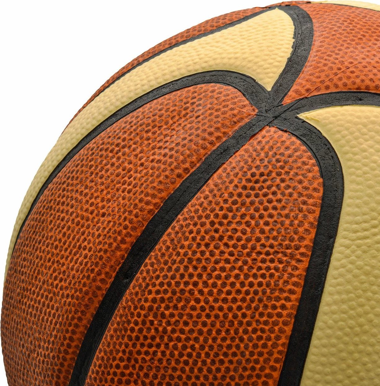 Top basketbolli për fëmijë Meteor, kafe-krem