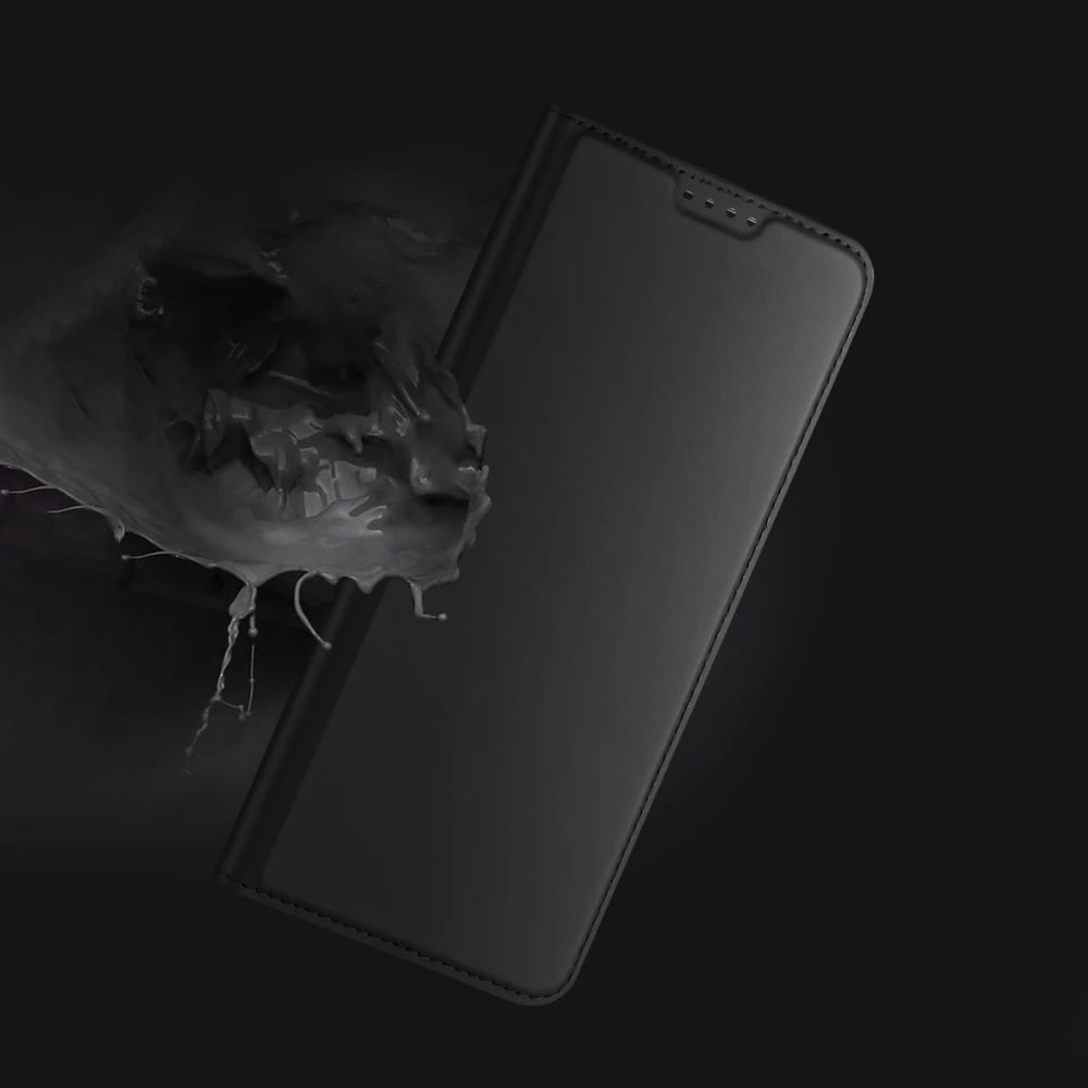 Mbështjellës Dux Ducis Skin Pro për Xiaomi Redmi 11A / Poco C55 / Redmi 12C, me kapak, xhep kartele, funksion standi, i zi Mbështjellës Dux Ducis Skin Pro për Xiaomi Redmi 11A / Poco C55 / Redmi 12C, me kapak, xhep kartele, funksion standi, i zi