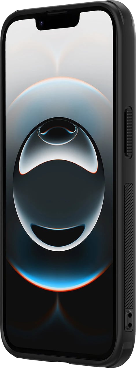 Mbështjellës Nillkin Super Frosted Shield Pro Magnetic për iPhone 16e, i zi