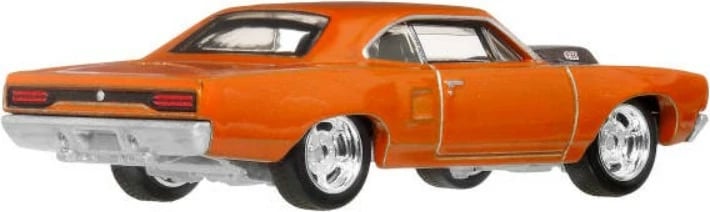 Makinë lodër metalike Hot Wheels Fast & Furious 1970 Plymouth Road Runner 1:64 portokalli