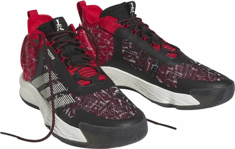 Atlete për basketboll adidas Adizero Select, të zeza dhe të kuqe
