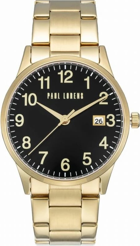 Orë dore për meshkuj Paul Lorens, e zezë