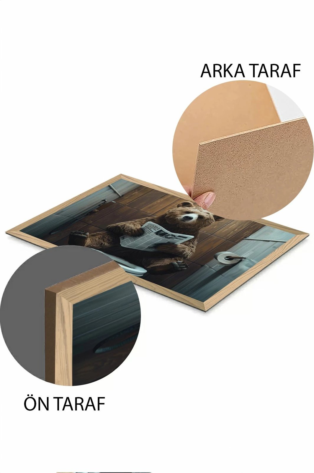 Pikturë dekorative, shumëngjyrëshe, Arthynmodelyty3348-48, 33x48cm