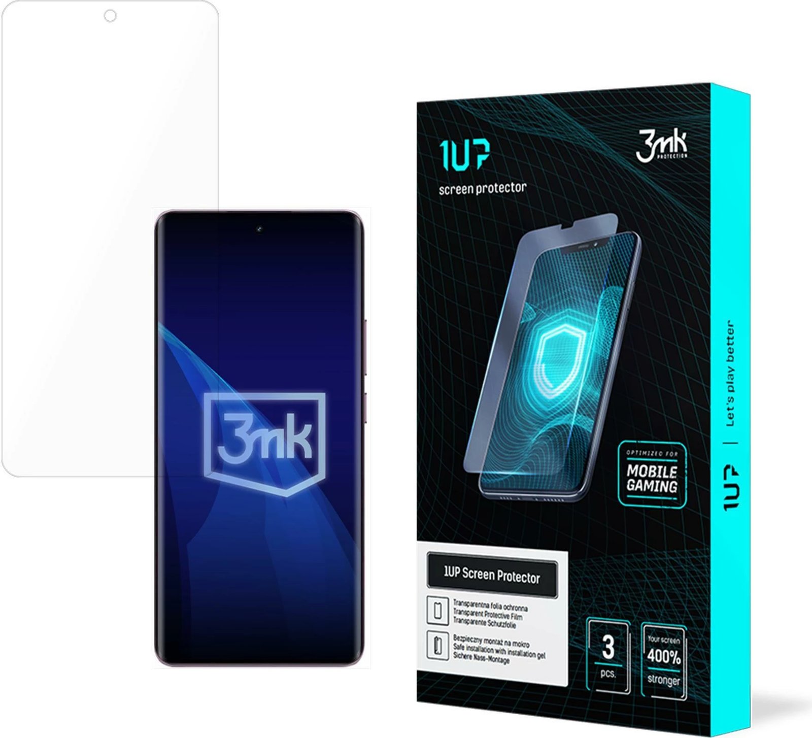 Mbrojtës ekrani 3mk 1UP për Realme 14 Pro, 3 copë
