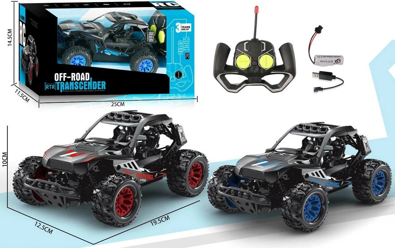 Makine me telekomandë, Madej, RC Off-Road Transcender 012889 27 MHz, karikim me USB, Mix