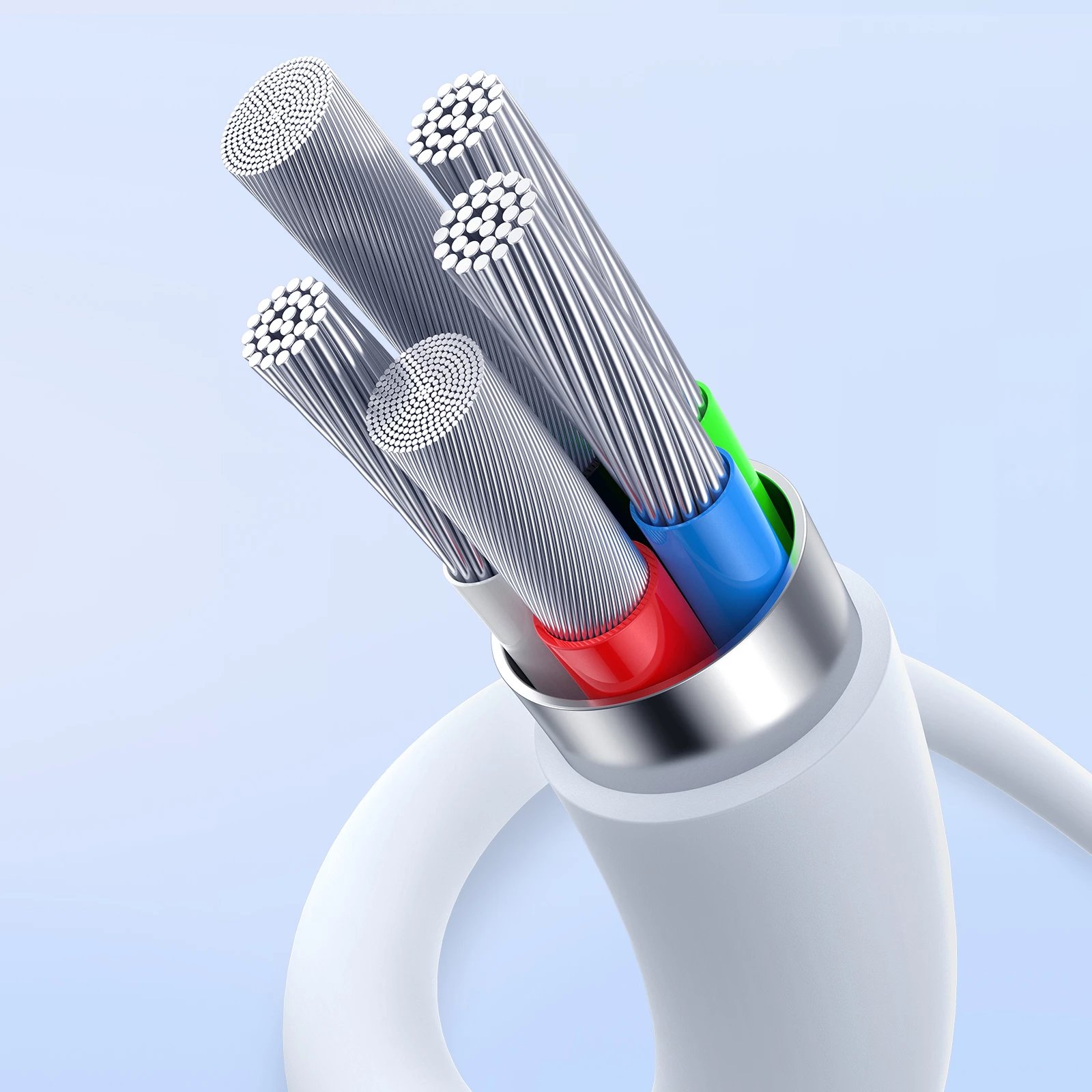 Kabllo USB-C në USB-C Baseus Superior Series II, 1m, 30W, Bardhë
