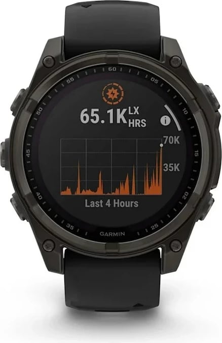 Smartwatch Garmin fenix 8, 51 mm, 32 GB, Titanium, i zi
