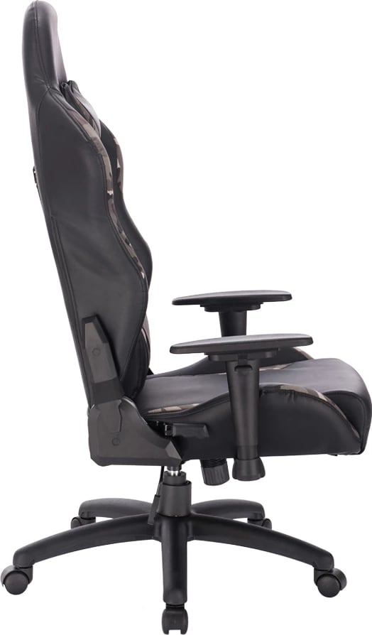 Karrige zyre Avenger, ngjyrë kaki e zezë, 69x70x129.5