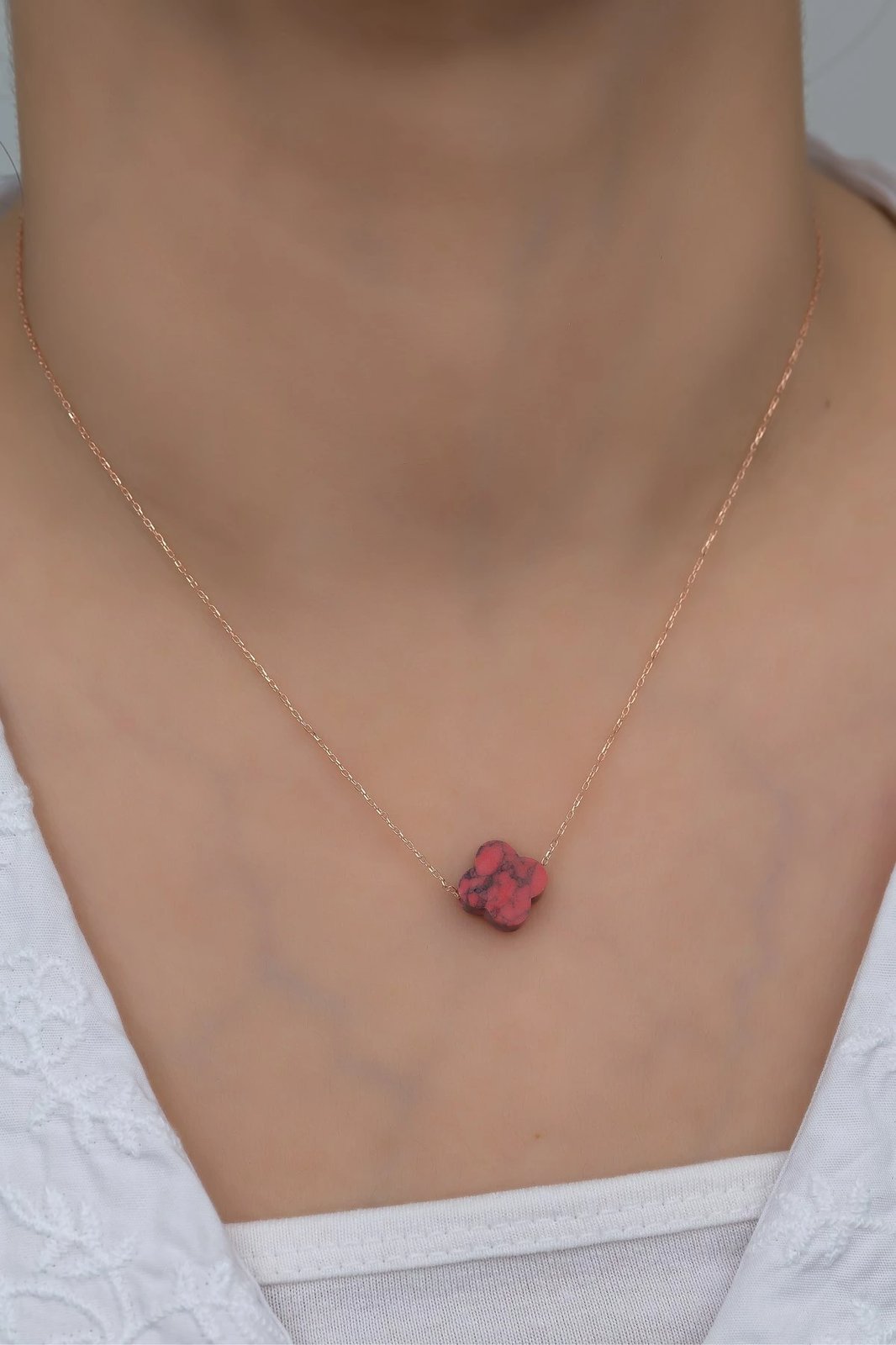 Qafore argjendi, ngjyrë rozë ari dhe e kuqe, Jumeon, NRZ99318