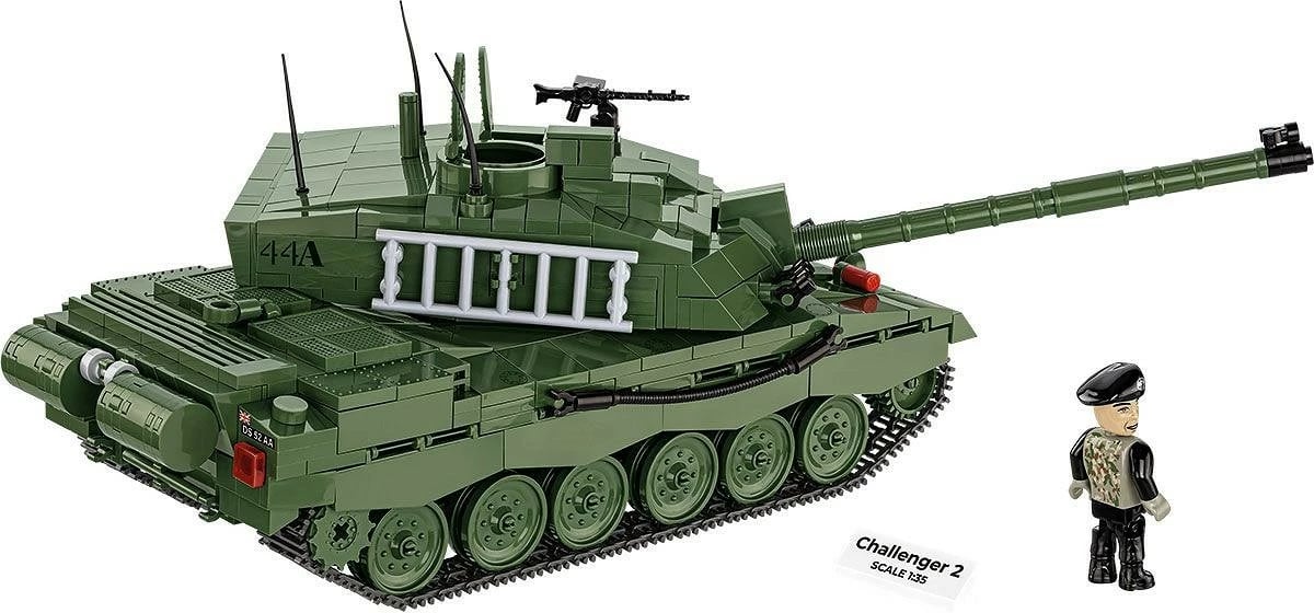 Set blloqesh Cobi Klocki Challenger 2, 954 pjesë, me figurë, Jeshile