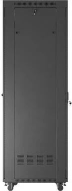 Kasë rack LANBERG 19" 47U 800x800, me derë perforuese LCD, e zezë