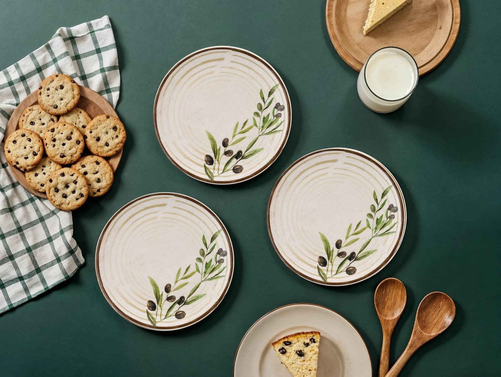 Set pjatash ëmbëlsirash (6 copë), Hermia Concept, Oil Flover