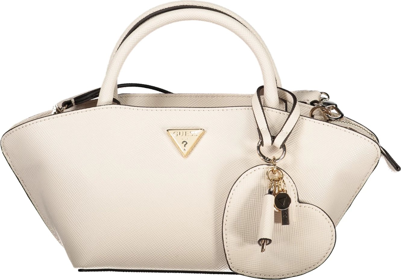 Çantë për femra GUESS JEANS Bolena Mini, bezhë